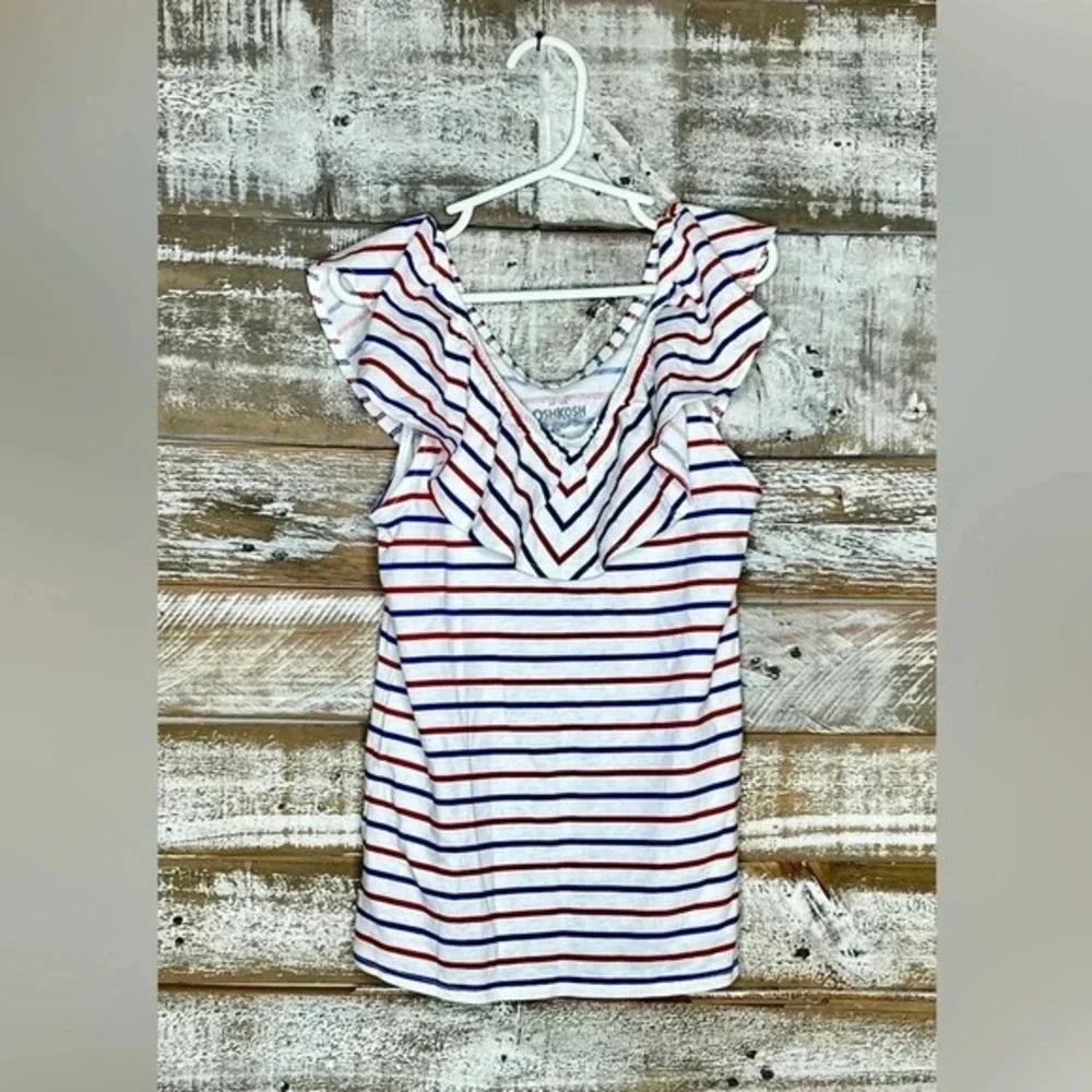 Kid Girls Oshkosh Bgosh sleeveless shirt size 7‎